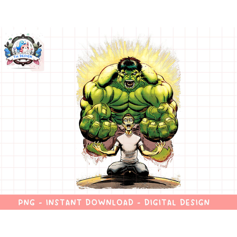 Marvel Hulk Insane In Both Bodies Graphic T-Shirt png, sublimation.jpg