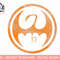 Marvel Iron Fist Dragon Logo Orange Tonal Cut-Out Halloween png, sublimation.jpg