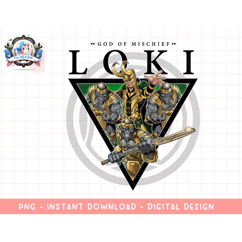 Marvel Loki The Master of Mischief & Entourage T-Shirt png, sublimation.jpg