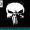 Marvel Punisher White Paint Splatter Skull Graphic T-Shirt png, sublimation.jpg