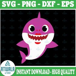auntie shark svg, cricut cut files, shark family doo doo doo vector eps, silhouette dxf, design for tsvg , clothes, aunt