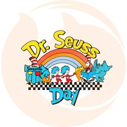 happy dr seuss day dr seuss rainbow svg graphic designs files