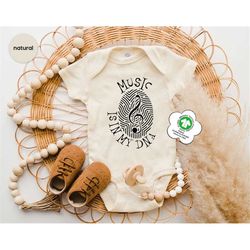 music in my dna baby onesie, cute musician bodysuit, music lover onesies, organic cotton baby bodysuit, newborn baby sho