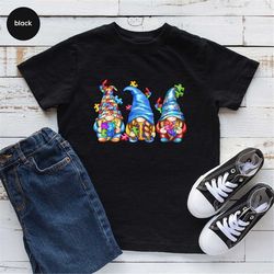 Autism Toddler Shirt, Cute Gnomes Graphic Tees, Awareness Month Onesie, Autism Baby Bodysuit, Kids Autism Month Shirt, S