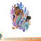 Disney The Little Mermaid Ariel & Sisters Group Shot png, digital download copy.jpg