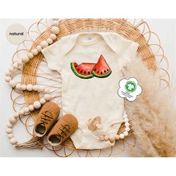 kids summer shirts, watermelon onesie, spring toddler shirt, vegan youth t-shirts, fruit graphic tees, cute toddler tshi