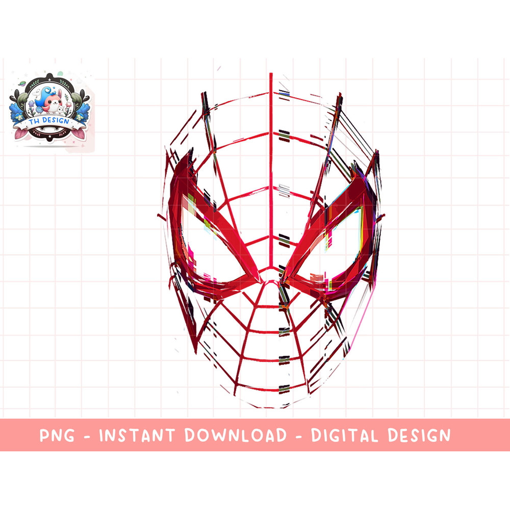 Marvel Spider-Man Miles Morales Game Spidey Mask png, sublimation.jpg
