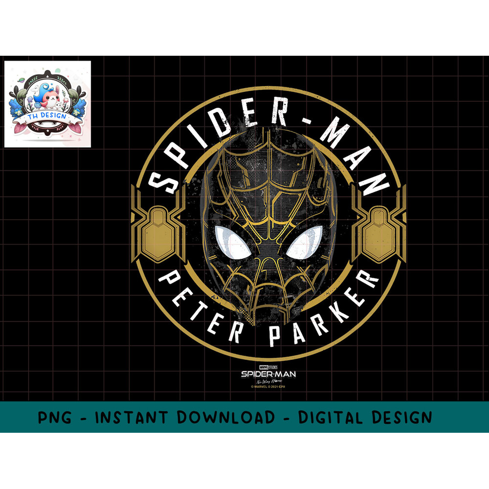 Marvel Spider-Man No Way Home Peter Parker Outline png, sublimation.jpg
