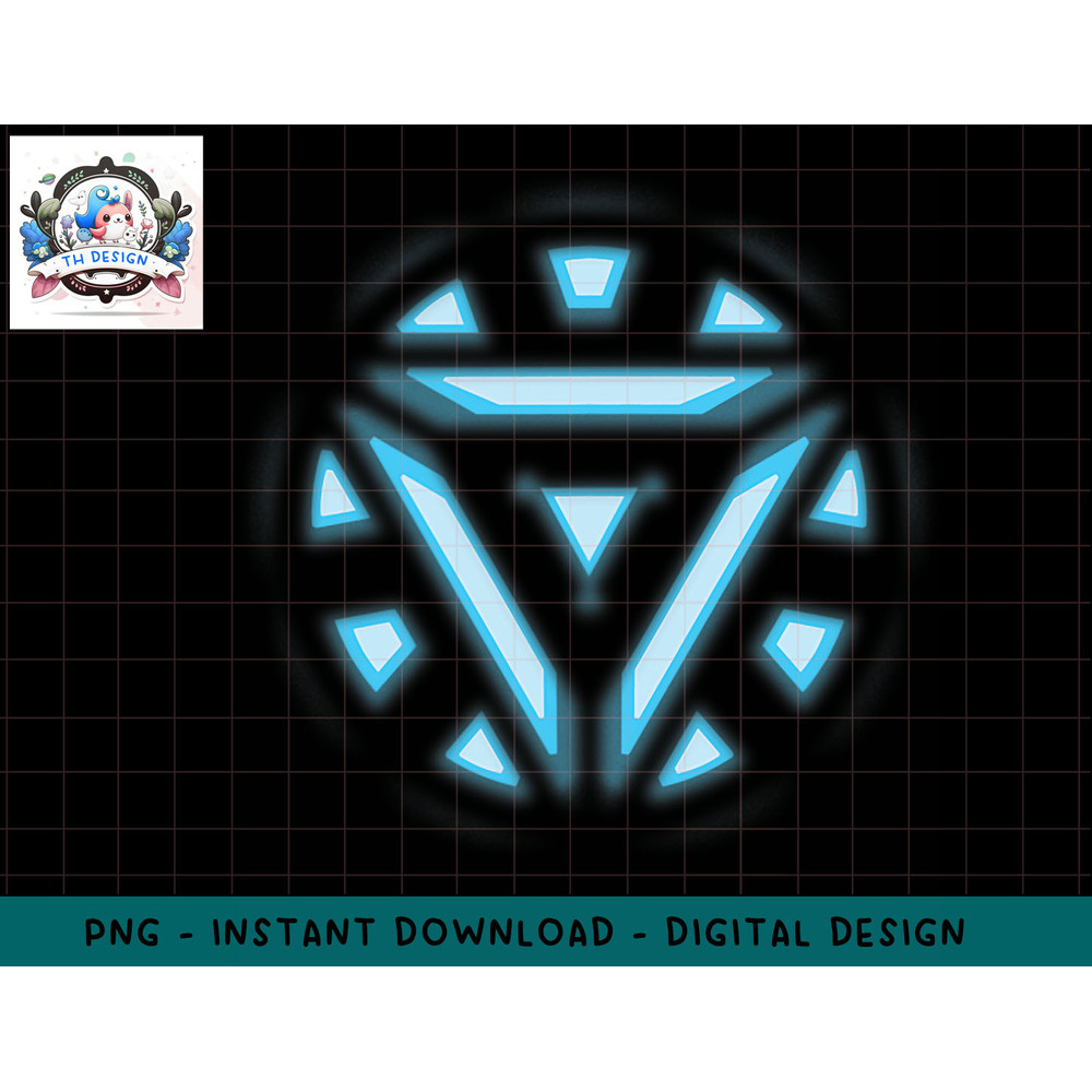 Marvel Studios Iron Man Tony Stark Arc Reactor png, sublimation.jpg