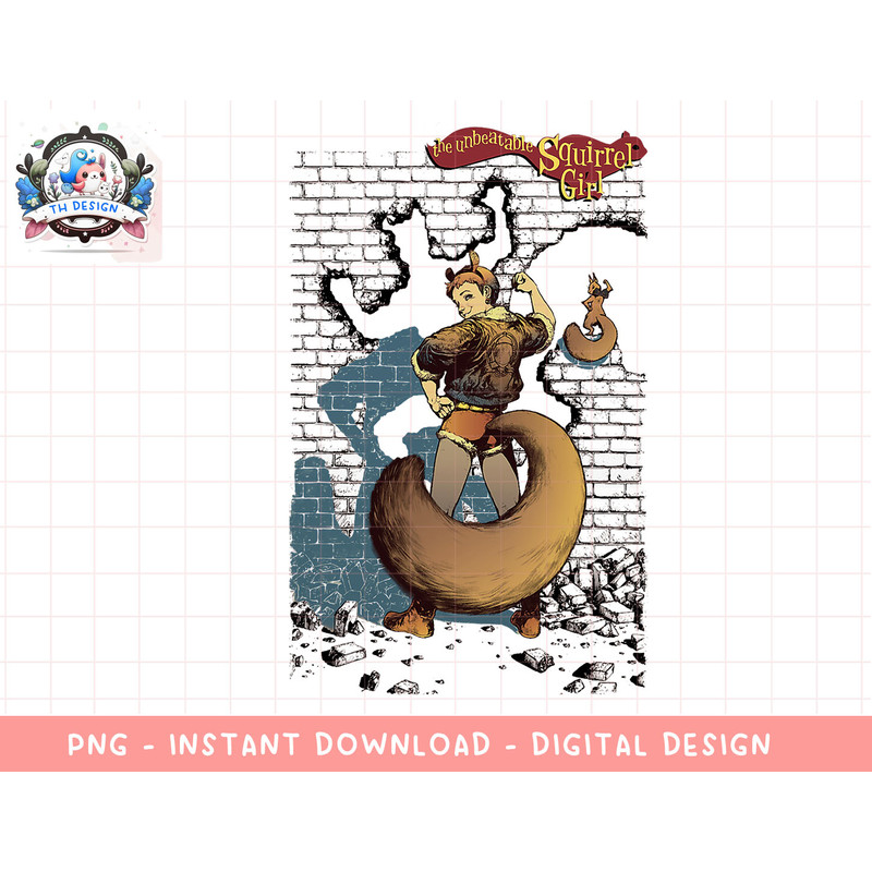 Marvel The Unbeatable Squirrel Girl Strength Title Logo png, sublimation.jpg