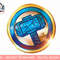 Marvel Thor Love and Thunder Mjolnir Icon png, sublimation.jpg