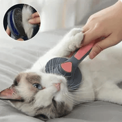 Cat Comb Brush Pet Hair Removes Comb For Cat Dog Pet Grooming Hair Cleaner Cleaning Pet Dog Cat Supplies Self Cleaning