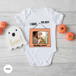 Custom Photo Onesie, Daddys Girl Baby Bodysuit, Matching Dad and Kids Graphic Tees, Gifts From Children, Personalized Fa