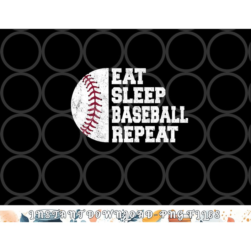 Eat Sleep Baseball Repeat Baseball Player Funny Baseball png, digital download copy.jpg