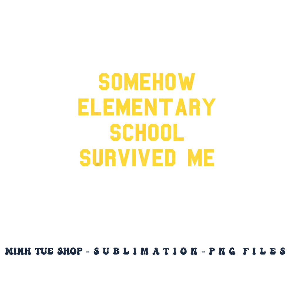 Elementary School Survived Graduation Day Funny Fan Yellow png, digital download copy.jpg