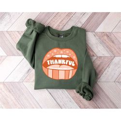fall sweatshirt,autumn sweatshirt,thankful lips shirt,thanksgiving sweatshirt,fall shirt,fall sweater,happy fall yall,20