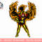 Marvel X-Men Dark Phoenix Fire Classic Graphic T-Shirt png, sublimation.jpg