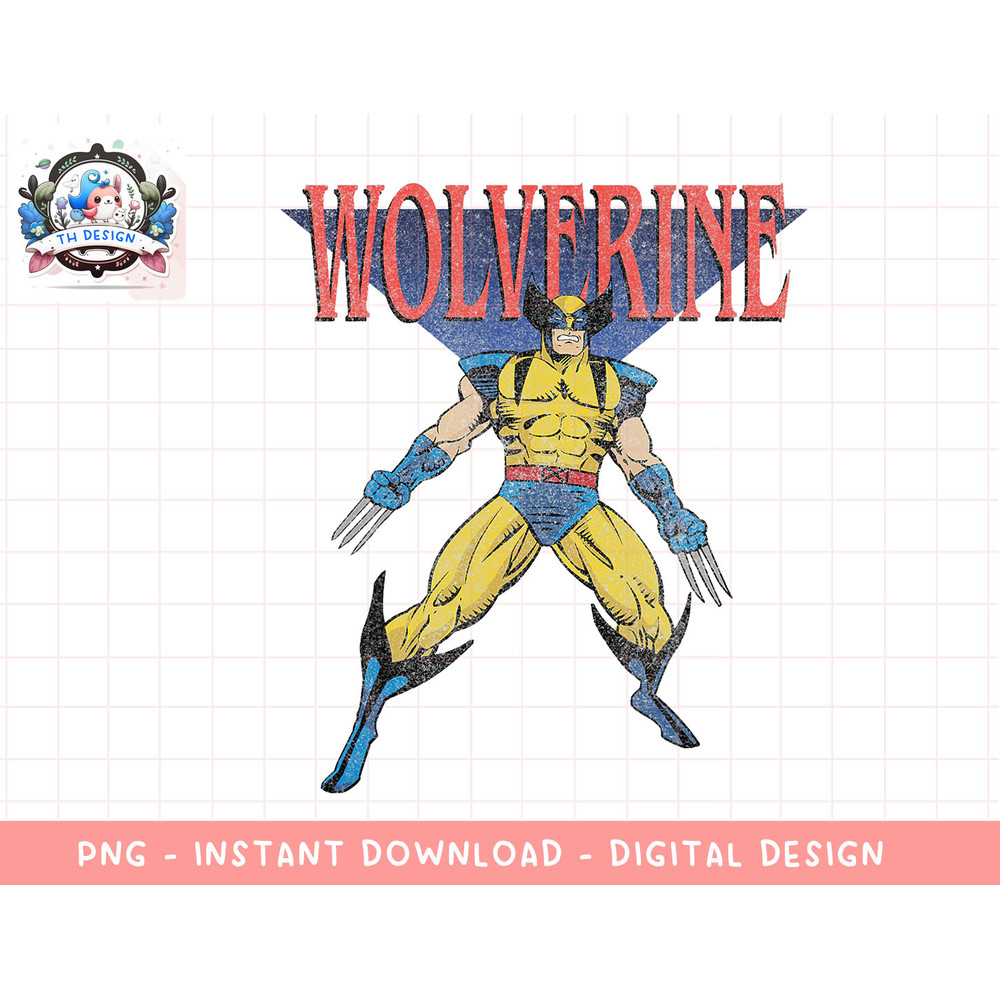 Marvel X-Men Wolverine Classic Portrait png, sublimation.jpg