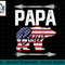 Mens Papa Bear American Flag 4th of July Fathers Day Gift Dad png, sublimation.jpg