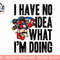 Nintendo Mario Kart No Idea What Im Doing Graphic T-Shirt png, sublimation.jpg