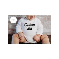 custom onesie, personalized gifts, custom toddler shirt, gift for kids, kids shirt, custom text bodysuit, customizable t