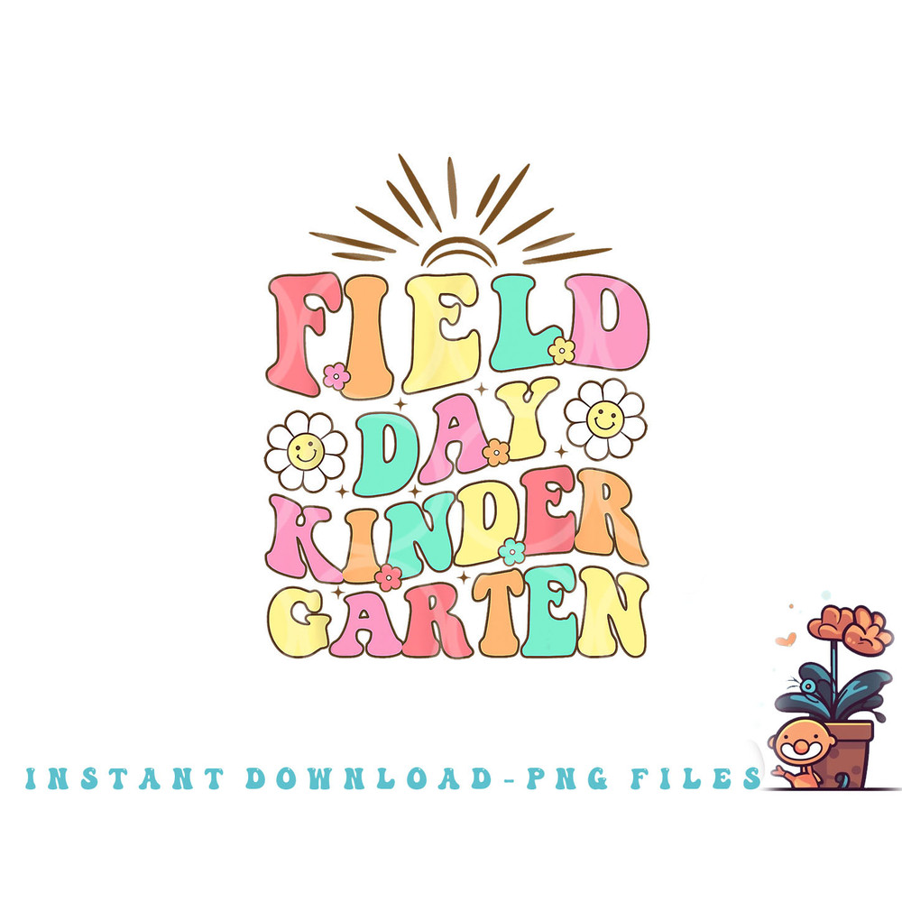 Field Day Kindergarten Shirt For Teacher Kids Field Day 2023 png, digital download copy.jpg