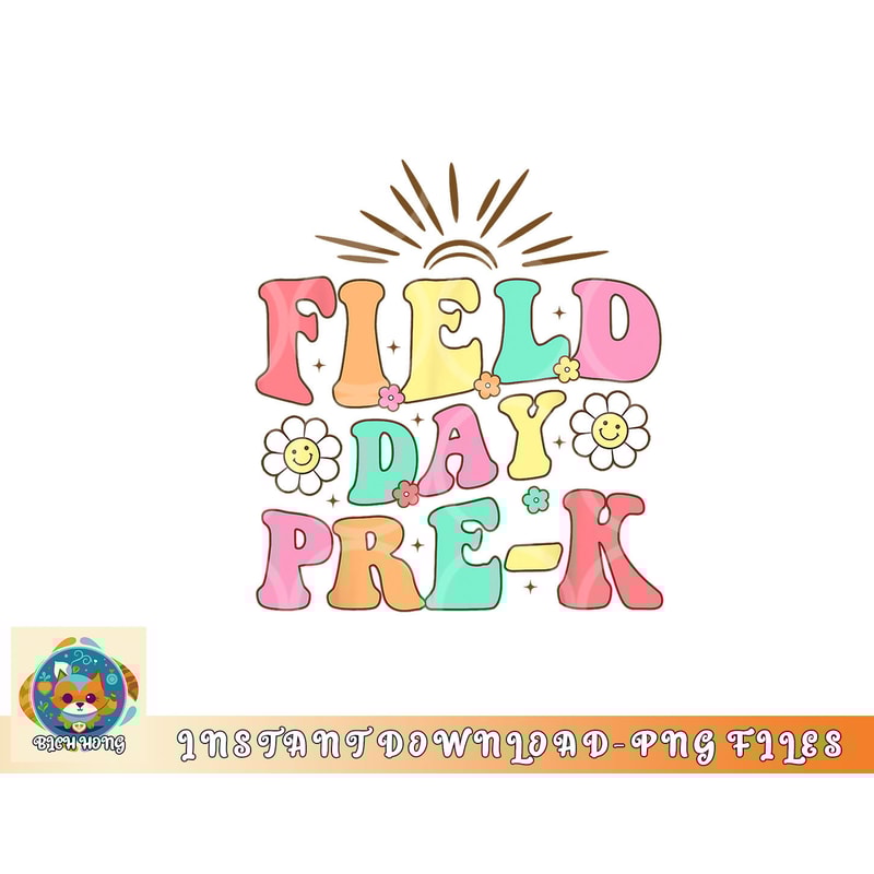 Field Day Pre-K Shirt For Teacher Kids Field Day 2023 png, digital download copy.jpg