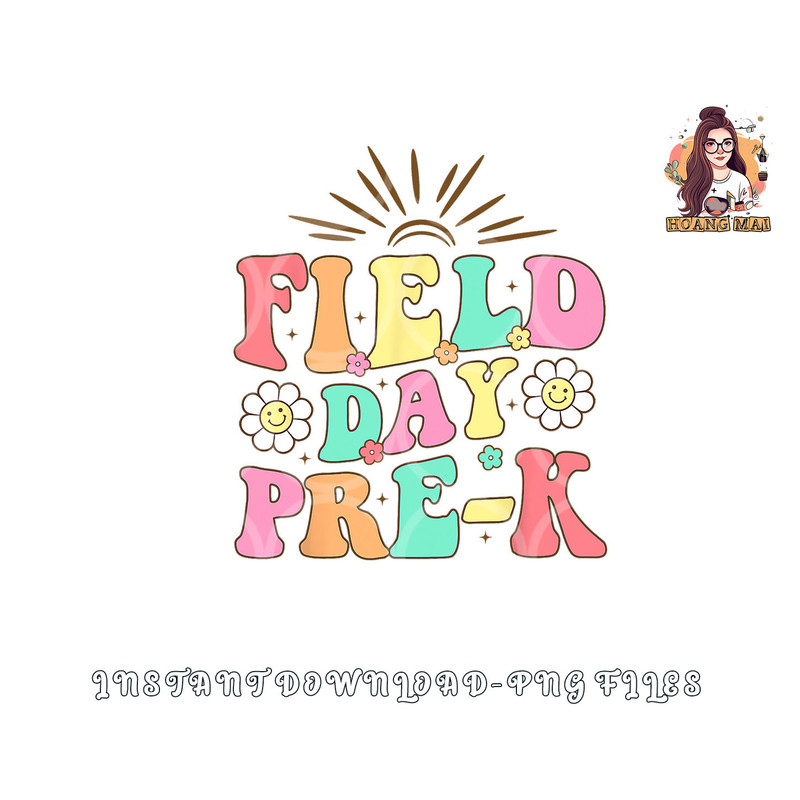 Field Day Pre-K Shirt For Teacher Kids Field Day 2023 png, digital download copy.jpg