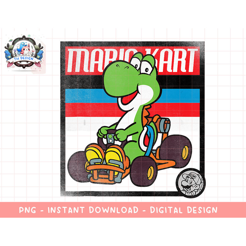 Nintendo Mario Kart Yoshi Old School Tank Top copy.jpg