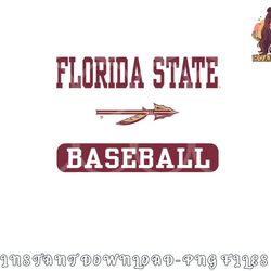 florida state seminoles baseball logo officially licensed png, digital download copy