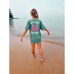stay salty tee, salty skeleton t-shirt, comfort colors t-shirt, beach tee, salty t-shirt, funny skeleton beach tee, siz