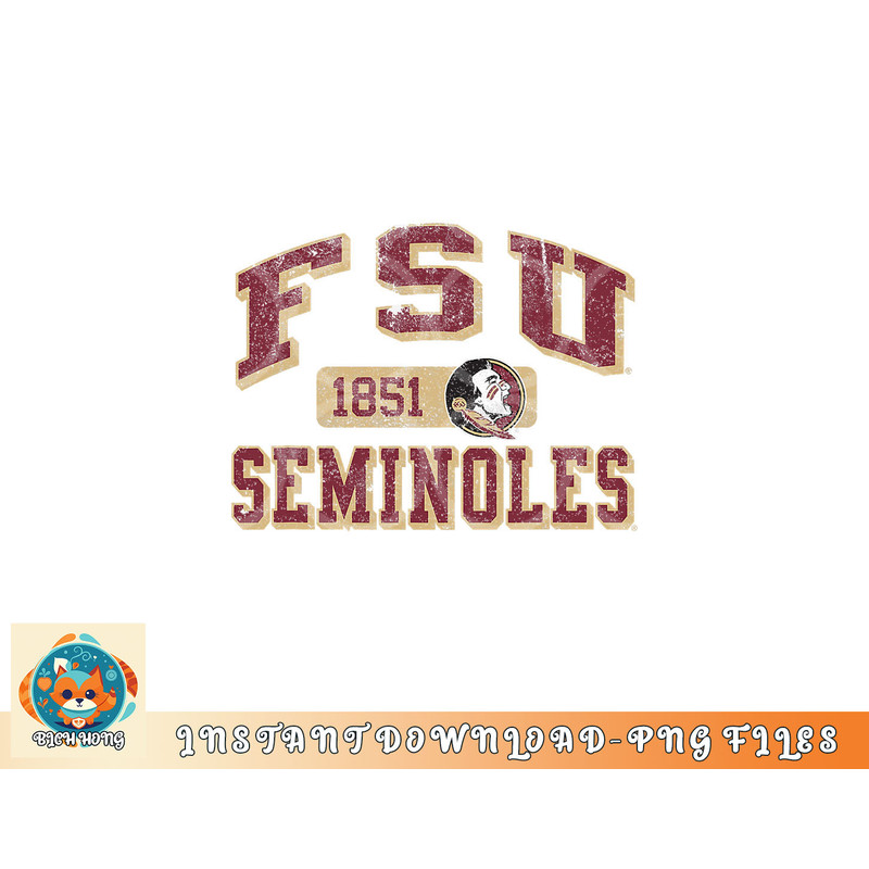 Florida State Seminoles Retro Bar Logo Officially Licensed png, digital download copy.jpg