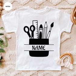 kids school shirts, personalized gifts, custom toddler shirts, back to school, elementary school shirts, youth tshirt, f