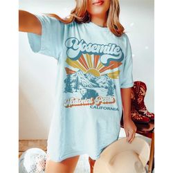 yosemite tee, yosemite t-shirt, yosemite national park, vintage inspired  t-shirt, unisex tee, comfort colors t-shirt, s
