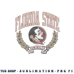 florida state seminoles victory vintage logo png, digital download copy