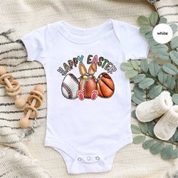 easter eggs onesie, easter bunny toddler shirt, easter day clothing, kids easter gifts, happy easter bodysuit, gifts for