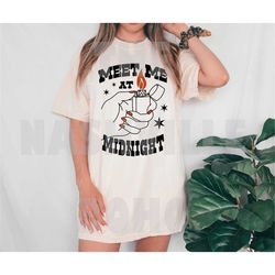 meet me at midnight tee, midnights tee, concert tee, comfort colors t-shirt, unisex tee, festival tee, comfort colors te