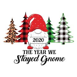the year we stayed home gnome christmas svg, christmas, christmas svg, silhouette svg files