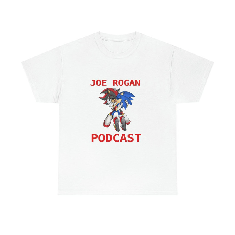 Joe Rogan Podcast Unisex T-shirt - Podcast Sonic kiss Shadow Shirt - Sonic Hedgehog Funny Gift - 1.jpg