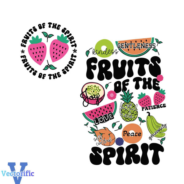 Fruits Of The Spirit Svg For Cricut Sublimation Files - Inspire Uplift