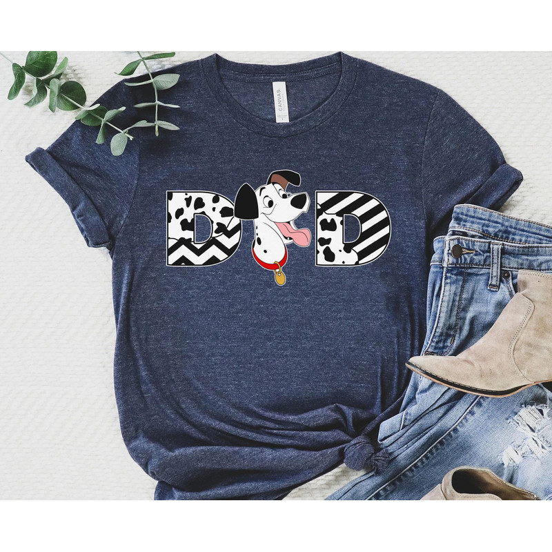 101 Dalmatians Pongo Perdita Dad And Mom Shirt Disney Dogs Matching T-shirt Father's Day Mother's Day Disneyland Trip Outfits - 2.jpg