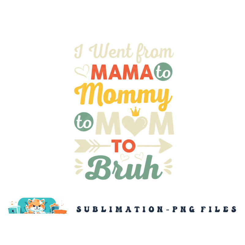 Funny Mothers Day design I Went from Mama for wife and mom png, digital download copy.jpg