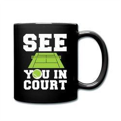 tennis gift, tennis mug, tennis coffee cup, tennis cup, tennis player gift, tennis coach mug, gift for him, tennis gift