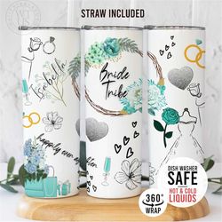 bridal 20oz tumbler - bride tumbler - bride gift - bridal tumbler - bridal cup - bridesmaid tumbler - bride tribe tumble