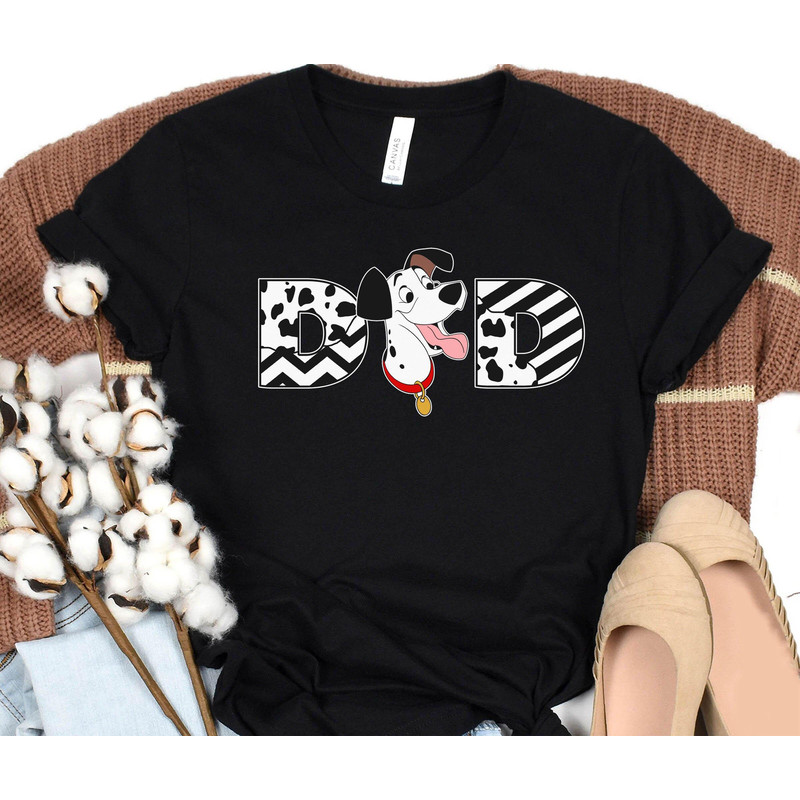 101 Dalmatians Pongo Perdita Dad And Mom Shirt Disney Dogs Matching T-shirt Father's Day Mother's Day Disneyland Trip Outfits - 4.jpg