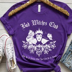 bad witches club group shirt / ursula maleficen