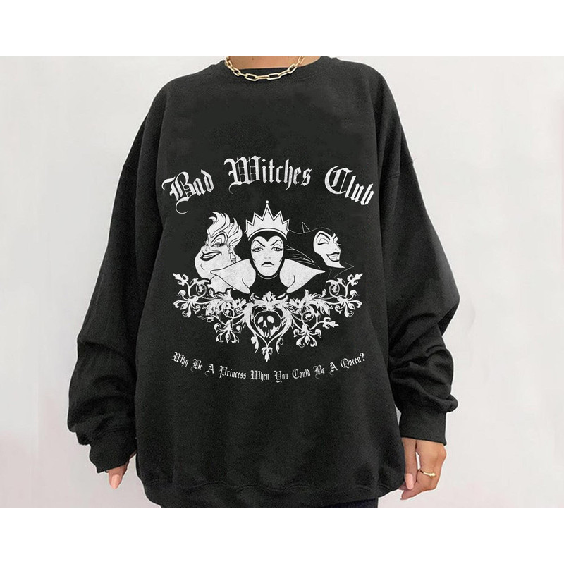 Bad Witches Club Group Shirt Ursula Maleficent Evil Queen Disney Villains Tee Walt Disney World T-shirt Disneyland Vacation Trip - 2.jpg