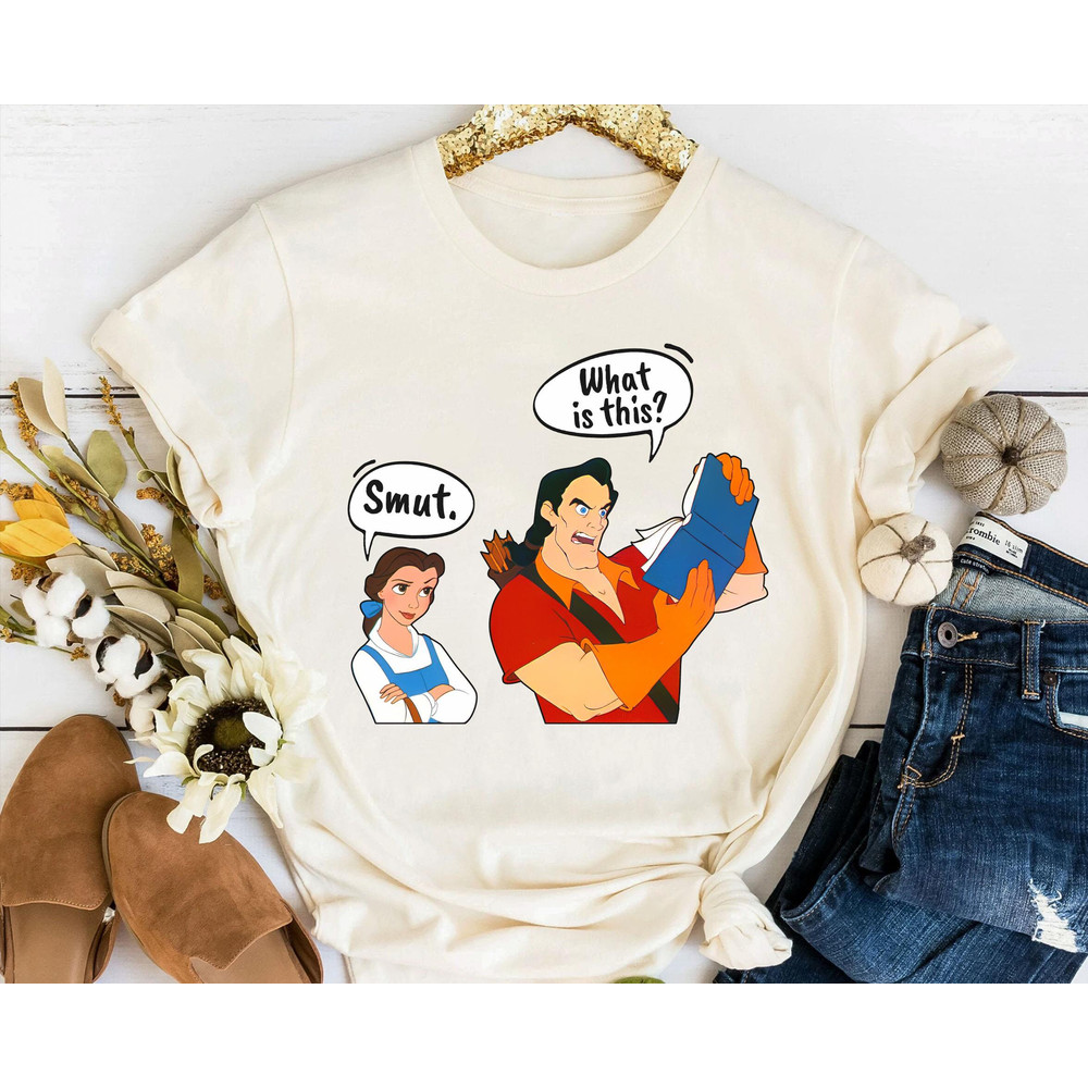 Beauty And The Beast Belle Gaston Bookworm Bookish Shirt Funny Book Lover Disney T-shirt Walt Disney World Disneyland Trip Outfits - 2.jpg