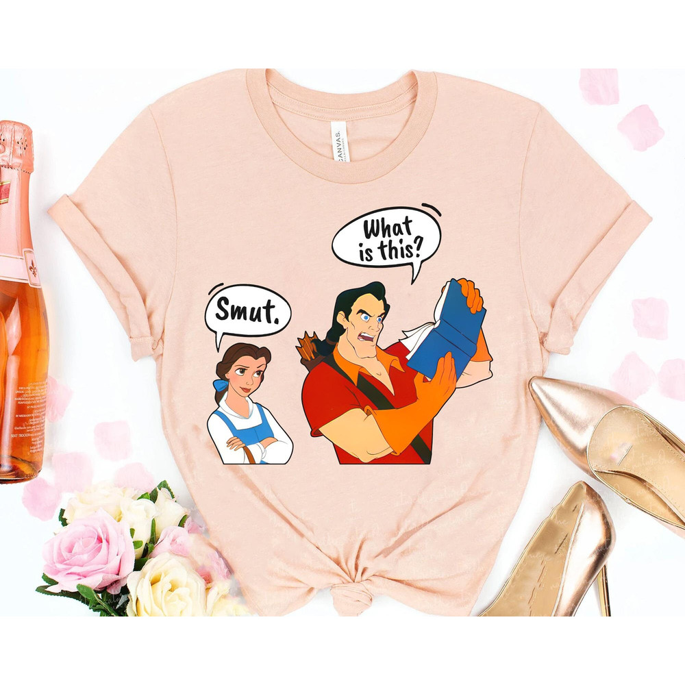 Beauty And The Beast Belle Gaston Bookworm Bookish Shirt Funny Book Lover Disney T-shirt Walt Disney World Disneyland Trip Outfits - 3.jpg