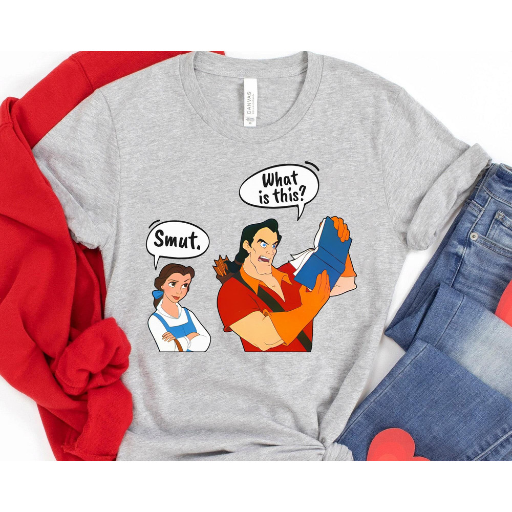 Beauty And The Beast Belle Gaston Bookworm Bookish Shirt Funny Book Lover Disney T-shirt Walt Disney World Disneyland Trip Outfits - 4.jpg